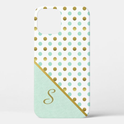 Stilvolle Polka Pünktchen Case-Mate iPhone Hülle (Rückseite)