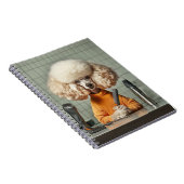 Stilvolle Poodle Grooming Session Notizblock (Rechte Seite)