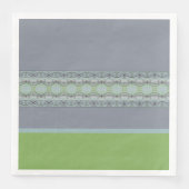 Stilvolle Printwerbung mit Grün Serviette (Vorderseite)