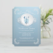 Stilvolle Probe Dinner Party Einladung (Stehend Vorderseite)