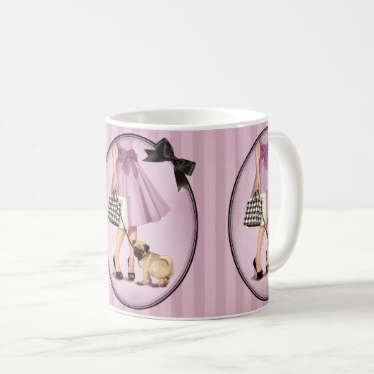 Stilvolle Promenade Kaffeetasse (VorderseiteRechts)