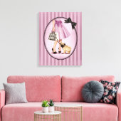 Stilvolle Promenade Leinwanddruck (Insitu (Wohnzimmer))