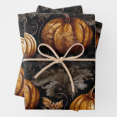 Stilvolle Pumpkins Geschenkpapier Set (Beispiel)