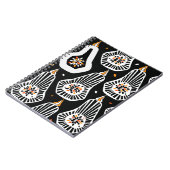 Stilvolle Pumpkins Saatgut: Nahtloses Design Notizblock (Linke Seite)