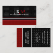 Stilvolle Punkte - Visitenkarte (Vorne/Hinten)