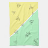 Stilvolle Pyramid Triangle Geometry Pastel Geschirrtuch (Vertikal)