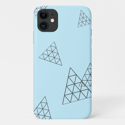 Stilvolle Pyramiden-Dreieck-Formen Pastel Case-Mate iPhone Hülle (Rückseite)