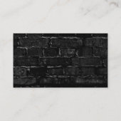Stilvolle, raffinierte Wall Brick Business Card Visitenkarte (Rückseite)