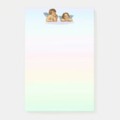 Stilvolle Raphael Cherubs auf Pastel Shades Post-it Klebezettel (Vorderseite)