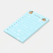 Stilvolle Raphael Cherubs & Light Orbs Post-it Klebezettel (angewinkelt)