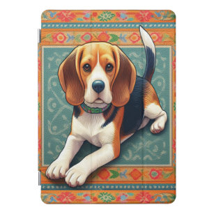 Stilvolle realistische 3D-Beagle Hunde farbenfrohe iPad Pro Cover