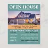 Stilvolle Realtor Open House Werbung Flyer (Vorne)