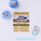 Stilvolle Realtor Open House Werbung Flyer (Einzeln)
