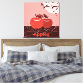 Stilvolle Red Apple Kitchen Wall Leinwanddruck (Insitu (Schlafzimmer))