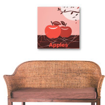 Stilvolle Red Apple Kitchen Wall