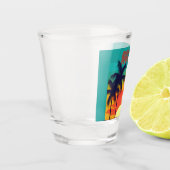Stilvolle RELAX Retro Tropical Cooler Schnapsglas (Links)