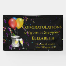 Stilvolle Renten-Feier Herzlichen Glückwunsch