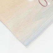 Stilvolle Retirement Beach Coastal Seashell Fleecedecke (Ecke)