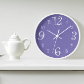 Stilvolle Retro 1950er benutzerdefinierte Farbküch Uhr