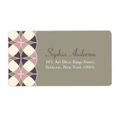 Stilvolle Retro-Chic Art Deco Hochzeitsadressen La (Vorne)