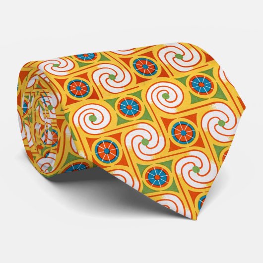 Stilvolle Retro Creative Mens der 70er Jahre Krawatte (Gerollt)