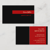 Stilvolle Retro-Farben Visitenkarten Visitenkarte (Vorne/Hinten)