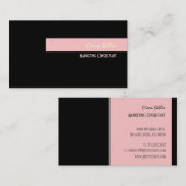 Stilvolle Retro-Farben Visitenkarten Visitenkarte (Vorne/Hinten)