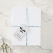 Stilvolle Retro-Gastgeschenk Hochzeit-Tasche in Sc Geschenkanhänger (Mit Garn)