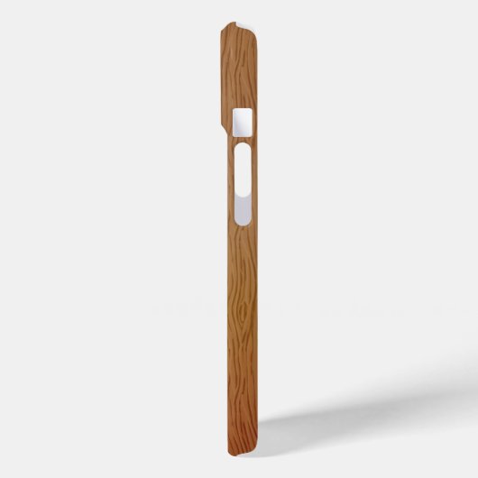 Stilvolle Retro-Holzkorn-Lautsprecher Case-Mate iPhone Hülle (Rückseite / Links)
