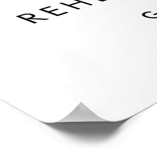 Stilvolle Retro-Liebe und Pizza-Probe Poster (Ecke)