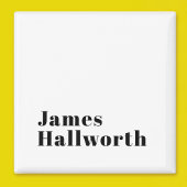 Stilvolle Retro Moderne Schrift | bearbeitbares Sc Magnet