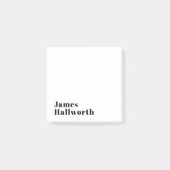 Stilvolle Retro Moderne Schrift | bearbeitbares Sc Post-it Klebezettel (Vorderseite)