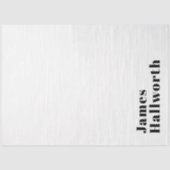 Stilvolle Retro Moderne Schrift | bearbeitbares Sc Seidenpapier (Vorderseite)