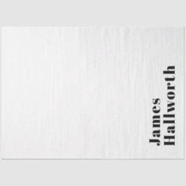 Stilvolle Retro Moderne Schrift | bearbeitbares Sc Seidenpapier