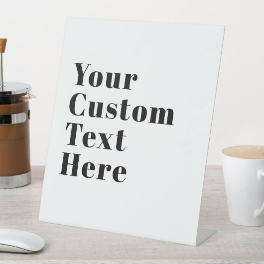 Stilvolle Retro Moderne Schrift | bearbeitbares Sc Sockelschild (In Situ)