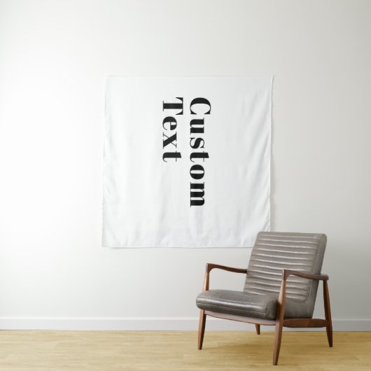 Stilvolle Retro Moderne Schrift | bearbeitbares Sc Wandteppich (Beispiel (Horizontal))