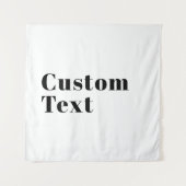 Stilvolle Retro Moderne Schrift | bearbeitbares Sc Wandteppich (Vorderseite)