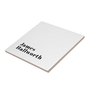 Stilvolle Retro-Moderne Schrift Editierbares Sch Fliese