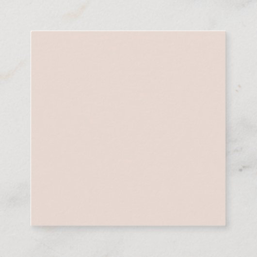 Stilvolle Retro Peach Pink Honeymoon Fonds QR-Code Begleitkarte (Rückseite)