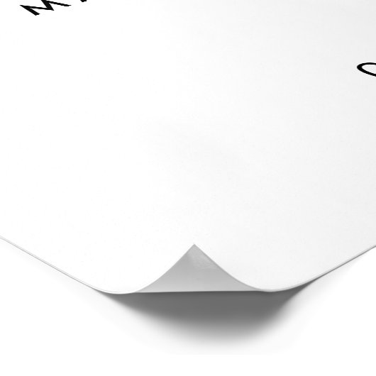 Stilvolle Retro Sie sagte ja Brautparty Poster (Ecke)