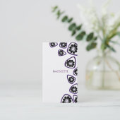 Stilvolle Retro Visitenkarten Visitenkarte (Stehend Vorderseite)