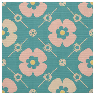 Stilvolle Retrofliesen 60er 70er Stoff