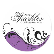 Stilvolle Rolle-verpackenaufkleber