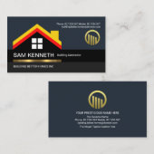 Stilvolle Rooftop Window Gebäude Handyman Visitenkarte (Vorne/Hinten)