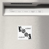 Stilvolle Rooster "Clean/Dirty" Dish Washer Magnet (In Situ (Geschirrspüler))