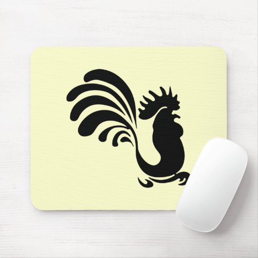 Stilvolle Rooster-Maus-Pad Mousepad (Mit Mouse)