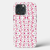 Stilvolle Rosa Blume Stilvolles Design Case-Mate iPhone Hülle (Rückseite)
