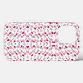Stilvolle Rosa Blume Stilvolles Design Case-Mate iPhone Hülle (Rückseite (Horizontal))