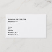 Stilvolle rosa Flamingo- und tropische Blätter Visitenkarte (Rückseite)