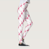 Stilvolle rosa Flamingos Leggings (Rechts)